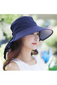Women Vintage/Casual Foldable Summer Canvas Floppy Hat Sun Visor Hats