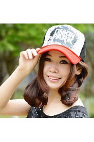 Unisex Cotton Vintage Casual Couples Printing Mesh Truck Baseball Hat