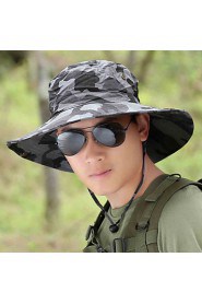 Unisex Casual Outdoor Jungle Camouflage Breathable Mesh Folding Fishing Tourism Cowboy Hat