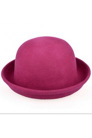 Women Vintage Wool Bowler/Cloche Hat