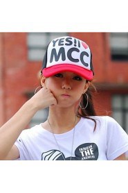 Unisex Spring Letters Printed Hip-hop Style Men And Women Mesh Hat