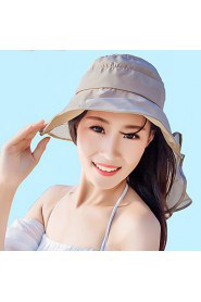 Summer Beach Pure Color Prevented Bask in Outdoor Sports Hat
