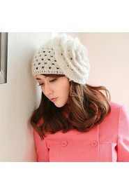Women Knitwear Ski Hat , Casual Winter