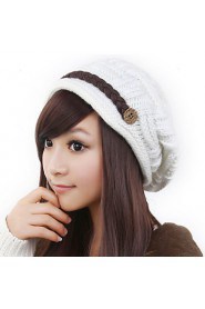 Lovely Warm Autumn And Winter Fashion Crimping Wool Ear Protection Hat
