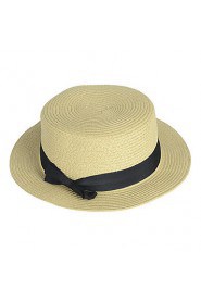 England Spring And Summer Female Beach Sun Flat Top Hat