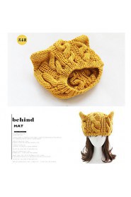 WoMen Cute Warm Knitted Hat