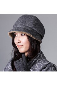 Lewei Women's High Level Wool Tweed Casual Hat(45% Wool)
