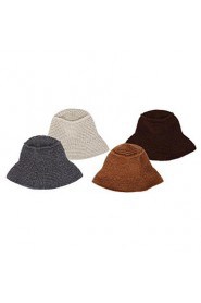 Women Knitwear Bucket Hat , Cute/Casual Winter