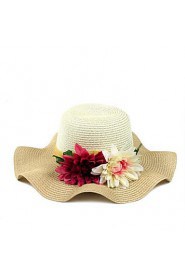Women Straw Floppy Hat , Casual Summer