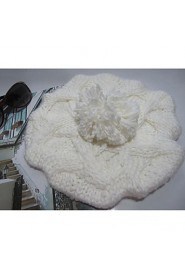Women's Fashion Lovely Solid Color Knitted Hat(Circumference 56-58cm)