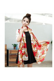 Ms Carriage Pattern Chain Printed Chiffon Scarves