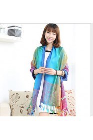 Colorful National Wind India And Nepal Shawl Scarf Scarves