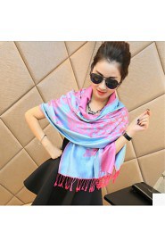 Cotton National Wind Korean Autumn And Winter Female Literary Bohemian Retro Thick Winter Scarves Large Shawl