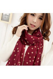 The New Korean Wave Point Dot Chiffon Scarves Scarves