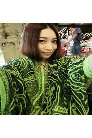 Bali Yarn Korean Retro Female Persian Pattern Stitching Color Scarves