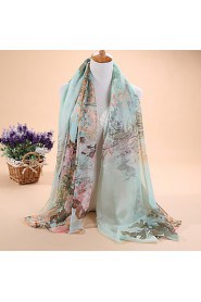 HOT sale Women's fashion new ancient printed 30D chiffon scarves, scarves shawls