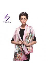 Zizhen Women's Casual Silk Scarf