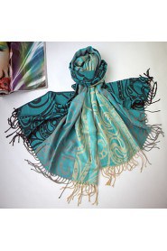 New Model Floral Print Double Use Silk Air Conditions Scarf