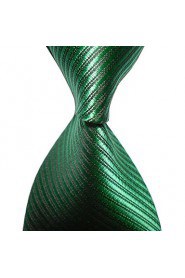 Men's Striped Microfiber Tie Necktie With Gift Box (12 Colors Available)