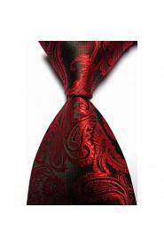 Men's Paisley Microfiber Tie Necktie With Gift Box (13 Colors Available)