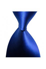 Men's Solid Plain Microfiber Tie Necktie With Gift Box (5 Colors Available)