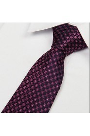 Red Followers Pattern Arrow Type Men Business Tie Necktie
