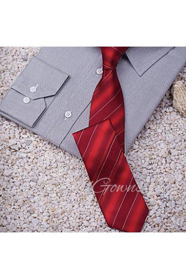 Men's Business Stripe Pure Silk Neckties