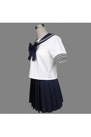 Royal Blue Jazz Wool Sailor School Uniform