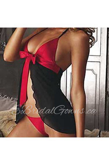 Tie Front Babydoll Sexy Lady Lingerie