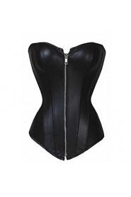 Sexy Black Leather Wrapping High-grade corset Female Uniforms