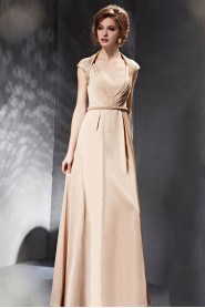 V-Neck Evening / Prom Dress Floor-length Sheath / Column with Paillettes