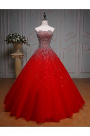 Ball Gown Strapless Prom / Formal Evening Dress with Beading