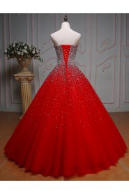 Ball Gown Strapless Prom / Formal Evening Dress with Beading