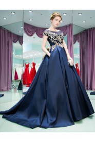 Ball Gown Scoop Prom / Formal Evening Dress with Crystal