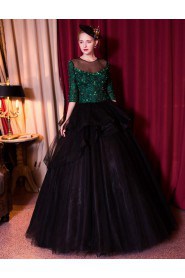 Ball Gown Jewel Prom / Formal Evening Dress with Beading