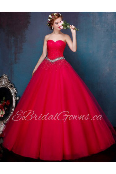 Ball Gown Strapless Prom / Formal Evening Dress with Crystal