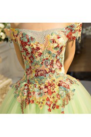 A-line Off-the-shoulder Prom / Formal Evening / Quinceanera / Sweet 18 Dress