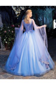 Ball Gown V-neck Prom / Evening Dress with Beading