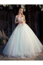 Ball Gown Strapless Prom / Evening Dress with Embroidery