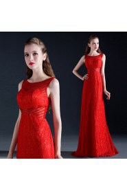 Sheath / Column Off-the-shoulder Floor-length Prom / Evening Dress with Beading