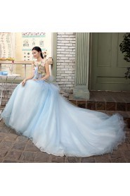 Ball Gown Bateau Prom / Evening Dress with Beading