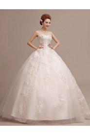 Ball Gown Strapless Wedding Dress with Sequins
