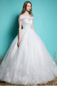 Ball Gown Off-the-shoulder Lace Wedding Dress