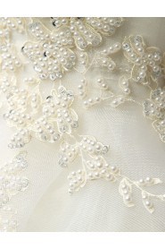 A-line Strapless Wedding Dress