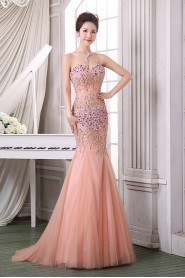 Trumpet / Mermaid Straps Lace,Chiffon Prom / Evening Dress
