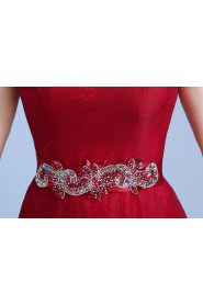 Sheath / Column Jewel Tulle,Lace Prom / Evening Dress
