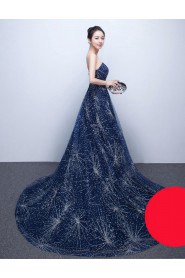 A-line Strapless Prom / Evening Dress