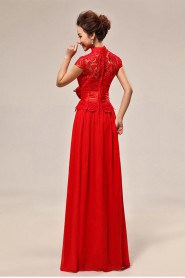 Sheath / Column High Neck Prom / Evening Dress
