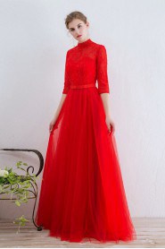 Sheath / Column High Neck Prom / Evening Dress