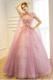 Ball Gown V-neck Quinceanera Dress